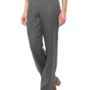Women's Gray Linen Pants